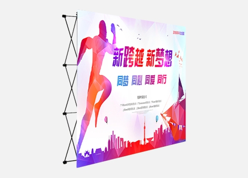 拉網展架定制